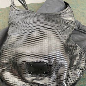 Jimmy Choo Silver Metallic Handbag